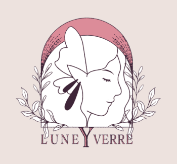 Lune Y verre Vitrail Artisanat Art Fait Main made in France
